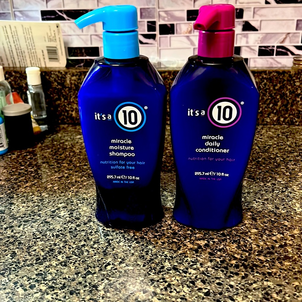 It’s a 10 Shampoo and conditioner